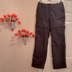 North Face outdoor cargo zip-off pants